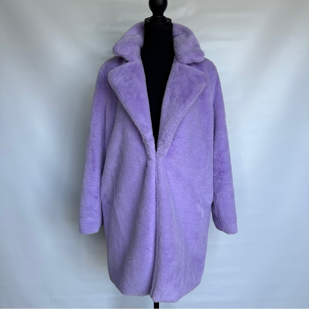 Lavender Faux Fur Coat